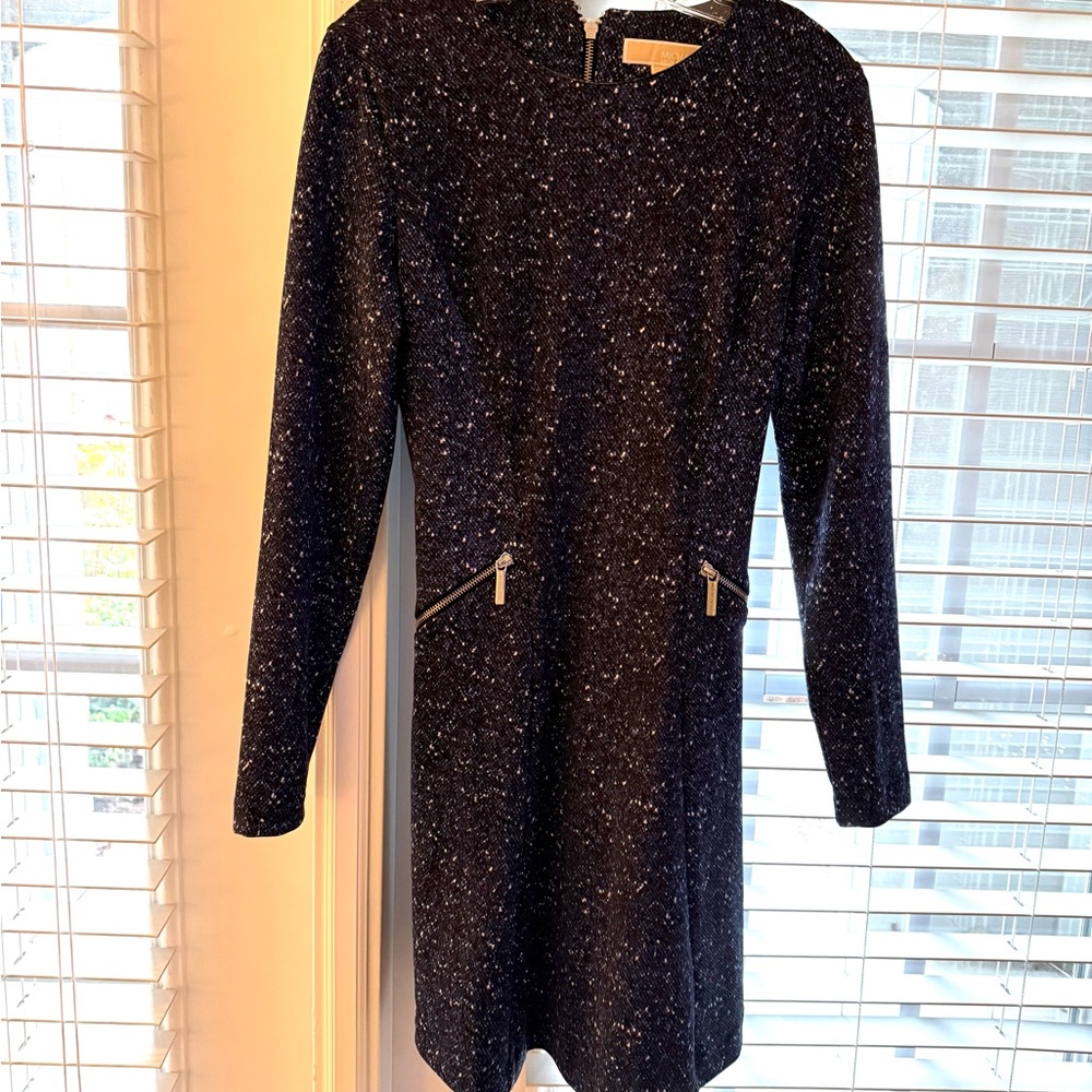 MICHAEL Michael Kors Black Midi Dress